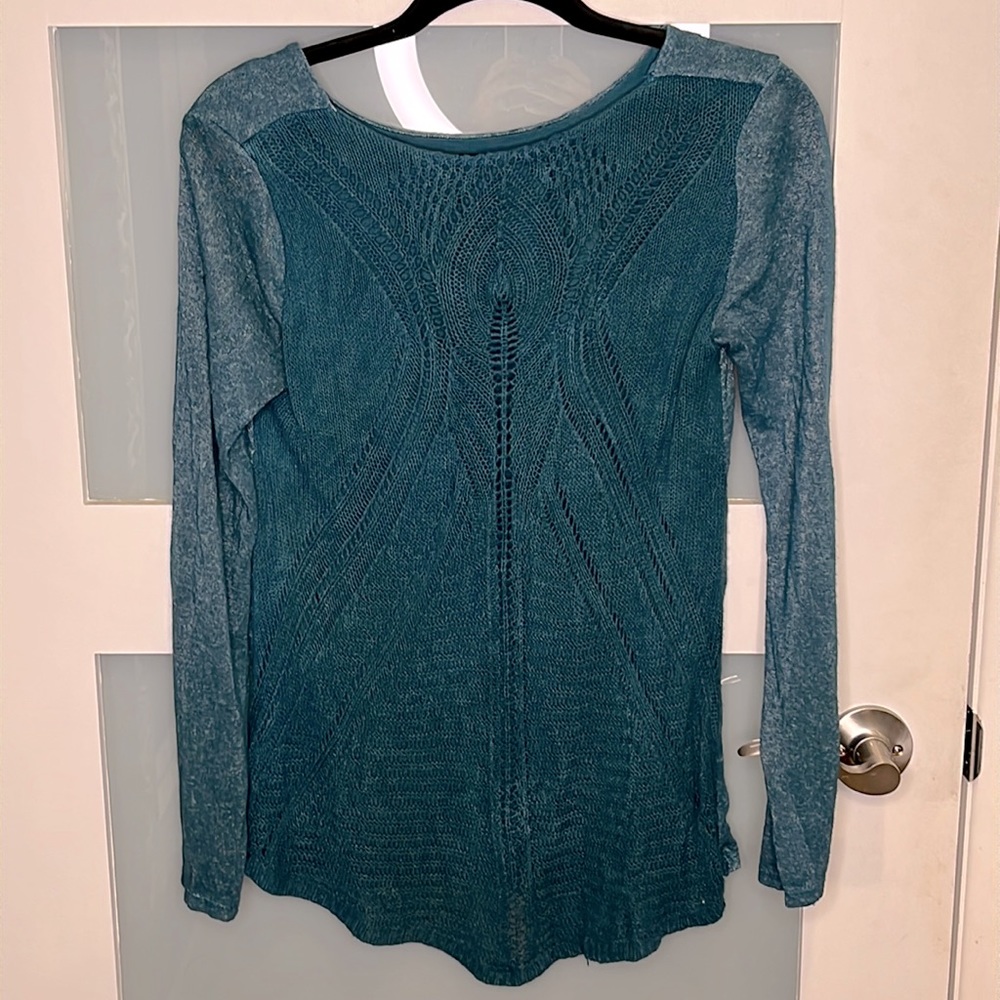 Beautiful dark teal long sleeve size small
